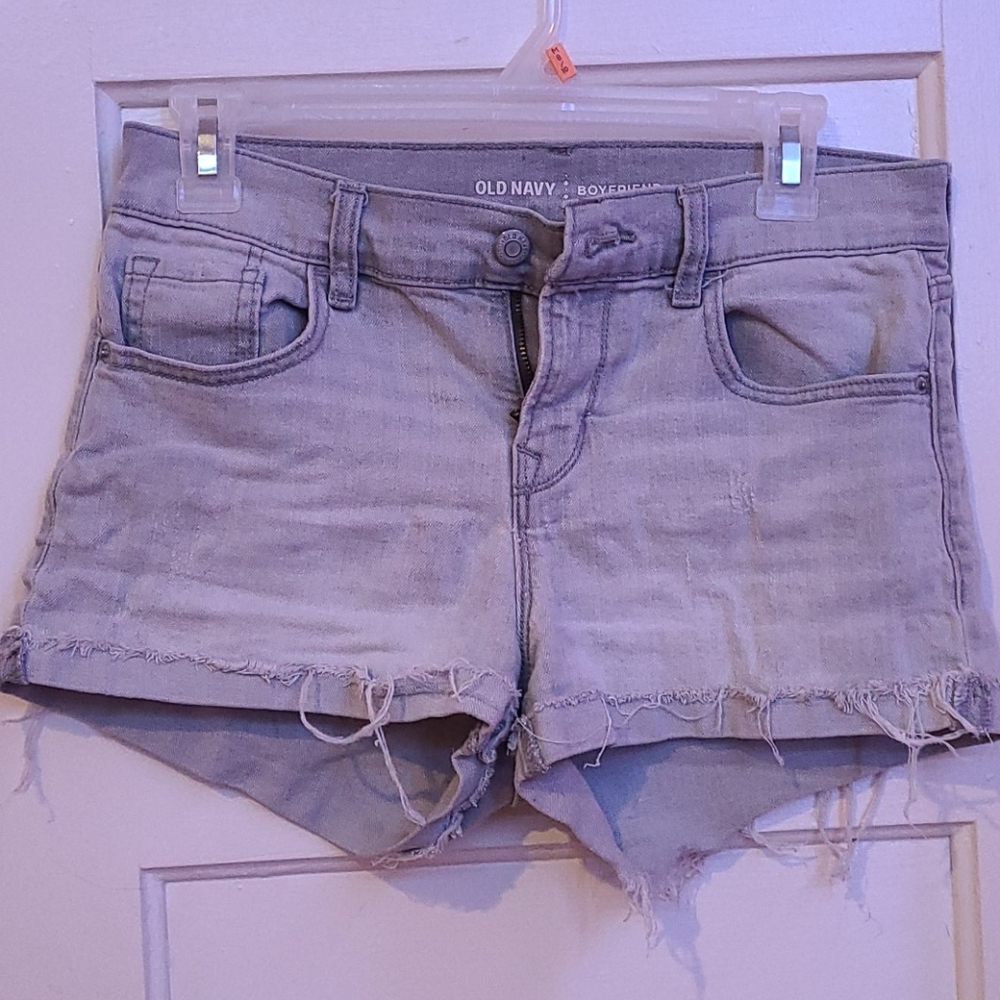 Grey Boyfriend Short